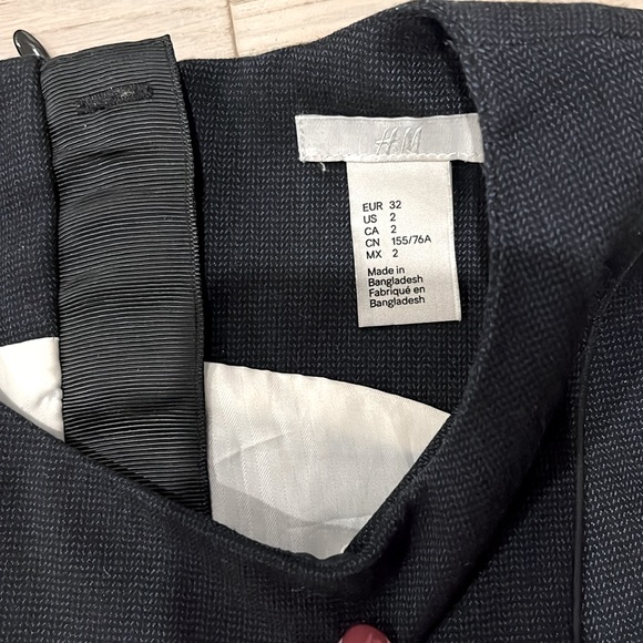 H&M work dress size 2 navy - Picture 2 of 3